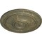Ekena Millwork Small Classic Ceiling Medallion (Fits Canopies up to 10"), 40 1/4"OD x 3 1/8"P, Witch Hazel Crackle CM40CLWHC - alternate 3